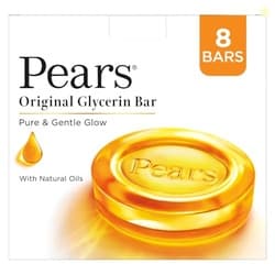 Pears Original Glycerin Soap Bar - Pure & Gentle Glow | With 98% Pure 