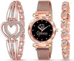 RUSTET Magnet Strap Girls All Magnetic Chain Analog Watch - For Girls 