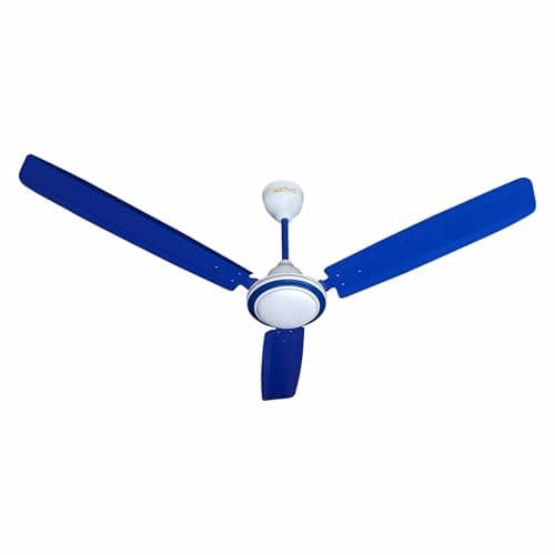 ACTIVA 1200mm Ceiling Fan, High Speed 380 RPM Fan, Anti-Dust Coating, BEE Approved 1 Star Rating, Ceiling Fan for Home & Office, Blue