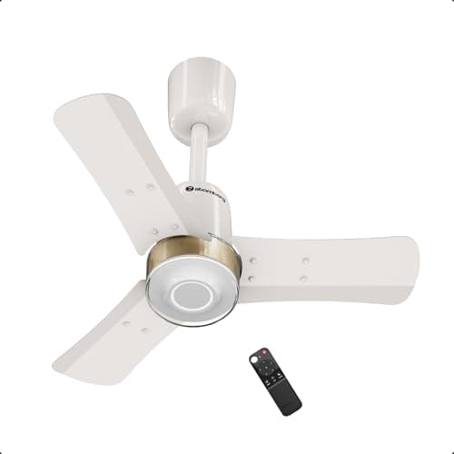 atomberg Renesa Elite Smart 600mm BLDC Ceiling Fan with IoT & Remote Control | 5 star Rated | High Air Delivery with Moonbeam LED Light | Newly Launched | 5 Year Warranty (Pearl White)