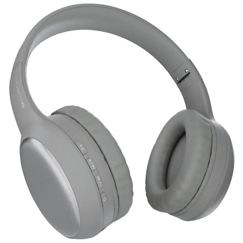 Zebronics Thunder Max (2026 Upgrade) Wireless Headphones, BT v6.0, Up to 120hrs Playback, 40mm Drivers, ENC, Gaming Mode, Dual Pairing, AUX, Rapid Charge, 3 EQ Modes, Voice Assistant (Grey)