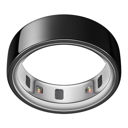 OURA Ring 4 - Black - Size 10 - Smart Ring | Size First Ring 4 Sizing Kit | Sleep Tracking Wearable - Heart Rate - Fitness Tracker - Up to 8 Days Battery Life