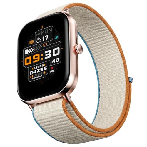 Fire-Boltt Ninja Call Pro Max Nyluxe Smart Watch 2.01″ with Bluetooth Calling, Voice Assistance, SpO2 & Heart Rate Monitor, 120+ Sports Modes, IP67 Waterproof, Smart Watch for Men & Women - Beige